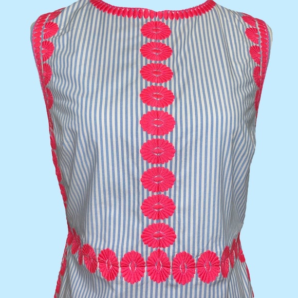 Vineyard Vines Cute Embroidered Dress!  Size 8 - Picture 3 of 6